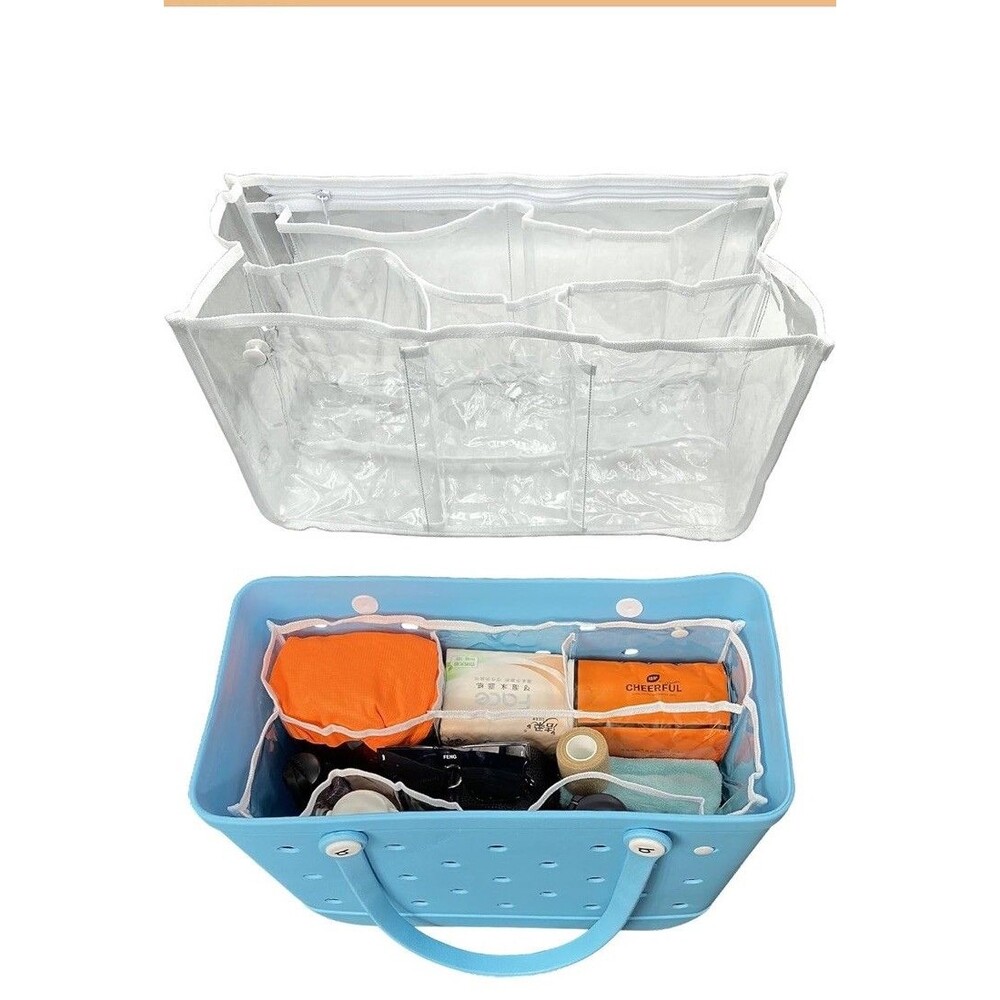 Clear Bogg Bag Organizer  X Large Bench Bag Insert Accessories Compatible wit...